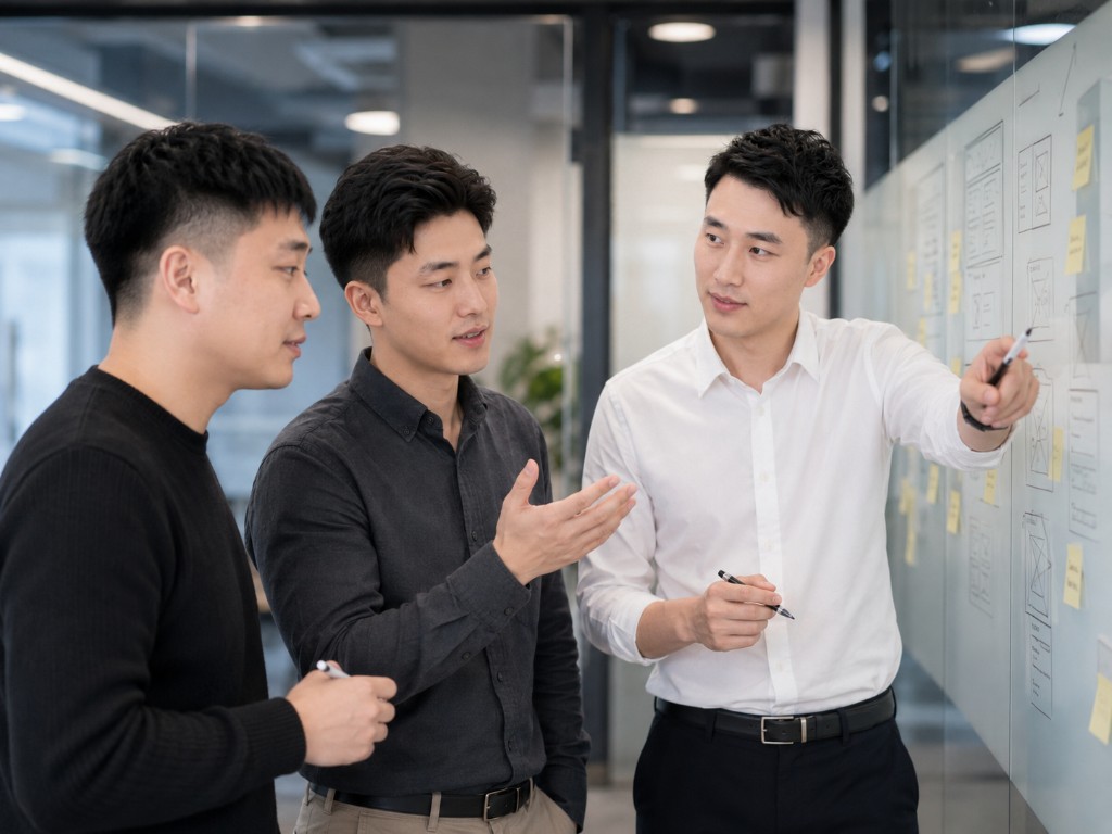 Whiteboard collaboration on product flows